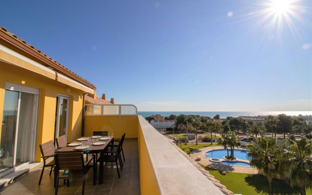 Atico Con Vistas Al Mar , Wifi Y Piscina - Sierra Irta Albert Villas Alcoceber Экстерьер фото